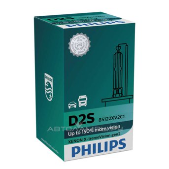 D2S 85V-35W (P32d-2) 4800K X-tremeVision gen 2 (Philips) -37707133 85122XV2C1
