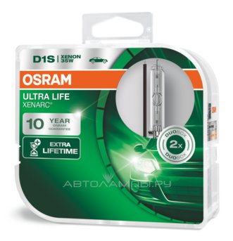 D1S 85V-35W (PK32d-2) 4350K Xenarc Ultra Life (2шт.) (Osram) 66140ULT-HCB