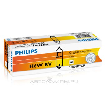 H6W 12V-6W (BAX9s) (����� ����-�����.�����.) Blue Vision 12036BVCP