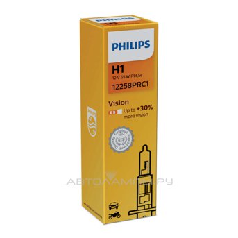 H1 12V- 55W (P14,5s) ( +30% света) Vision (Premium) 12258PRC1